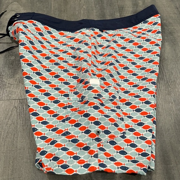 J. Crew papaya fish swim board shorts - Picture 5 of 7